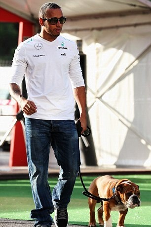 Μερσέντες: Το… σκυλάκι του Χάμιλτον (photos)