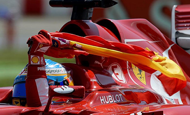 Φόρμουλα 1: Τα κλικ της νίκης του Αλόνσο στην Ισπανία (photos)
