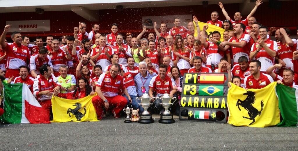 Φεράρι: Οι εντυπωσιακές φωτογραφίες από το ισπανικό γκραν – πρι (photos)