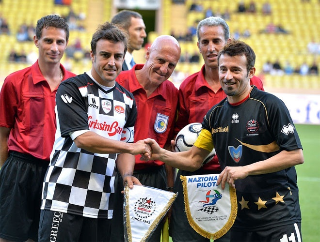 Φόρμουλα 1: Ποδοσφαιρικός αγώνας με Αλόνσο, Μάσα και… Τζόκοβιτς στο Μονακό (photos)