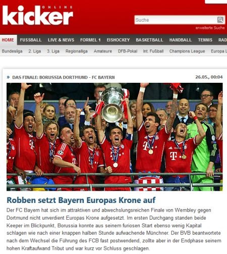 Διεθνής Τύπος: Αποθέωση για Ρόμπεν (photos)