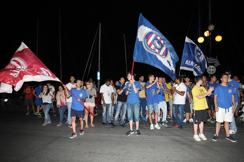 ΑΕΛ Καλλονής: Μπλόκο στο λιμάνι για τον... τρελό πρόεδρο (video+photos)