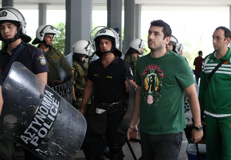 Παναθηναϊκός: Η άφιξη του Παναθηναϊκού στο ΣΕΦ (photos)