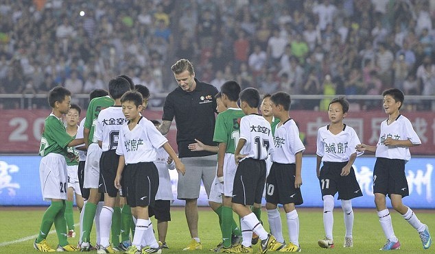 Κίνα: Επιστροφή στη... δράση για Μπέκαμ! (photos+video)