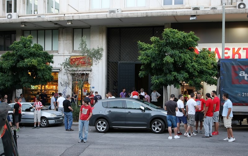 Ολυμπιακός: Η άφιξη του Σπανούλη (photos)