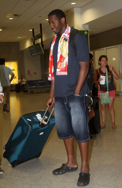 Ολυμπιακός: Η άφιξη του Ντάνστον (photos)