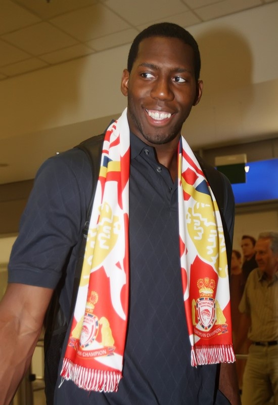 Ολυμπιακός: Η άφιξη του Ντάνστον (photos)