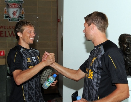 Λίβερπουλ: Ο Τζέραρντ και ο Ολυμπιακός (photos+videos)