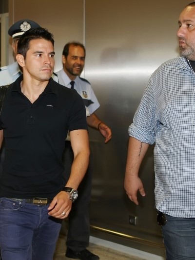 Ολυμπιακός: Στην Αθήνα ο Σαβιόλα (photos)