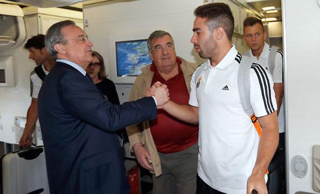 Ρεάλ Μαδρίτης: Η πτήση για τις ΗΠΑ (photos)