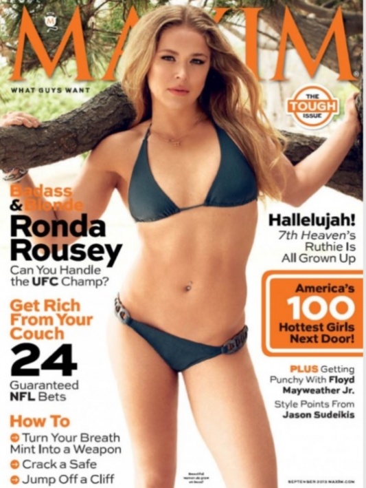 UFC 168: Ημίγυμνη φωτογράφηση της Rousey