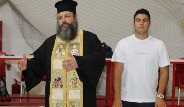 Ολυμπιακός: Ο αγιασμός των ομάδων βόλεϊ (photos)