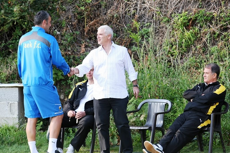 ΑΕΚ: Στο Πήλιο ο Μελισσανίδης (photos)