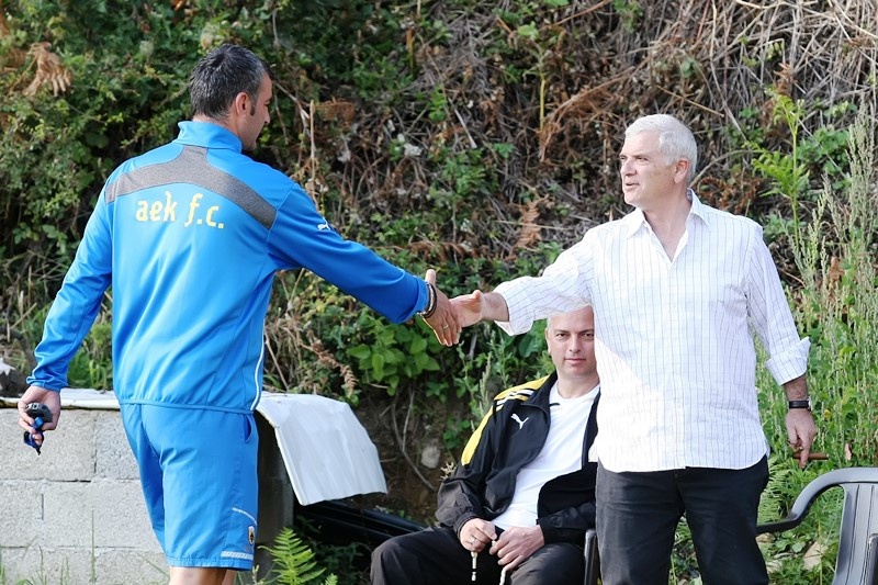 ΑΕΚ: Στο Πήλιο ο Μελισσανίδης (photos)