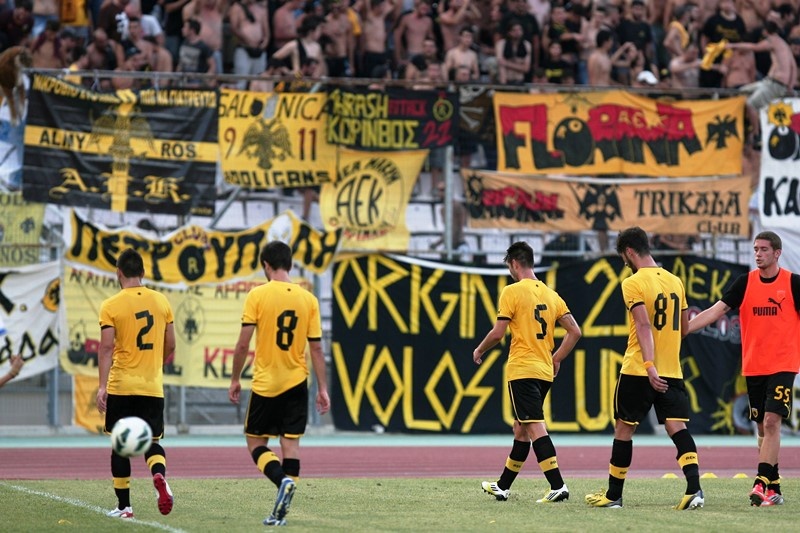 Απογοήτευσε η ΑΕΚ, 3-1 από Νίκη Βόλου (photos)