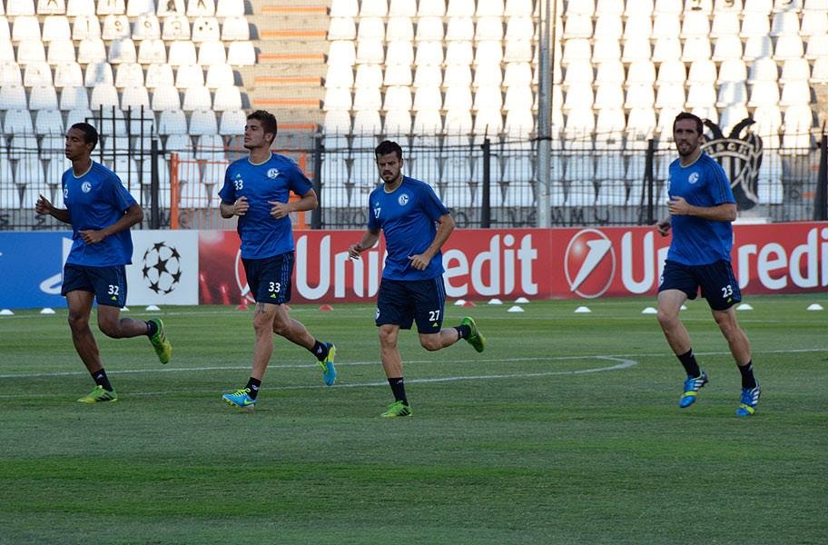 Σάλκε: Τα κλικ της προπόνησης στην Τούμπα (photos)