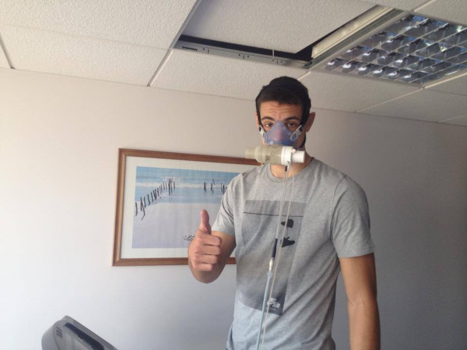 Ολυμπιακός: Με... μάσκα ο Παπαπέτρου (photo)