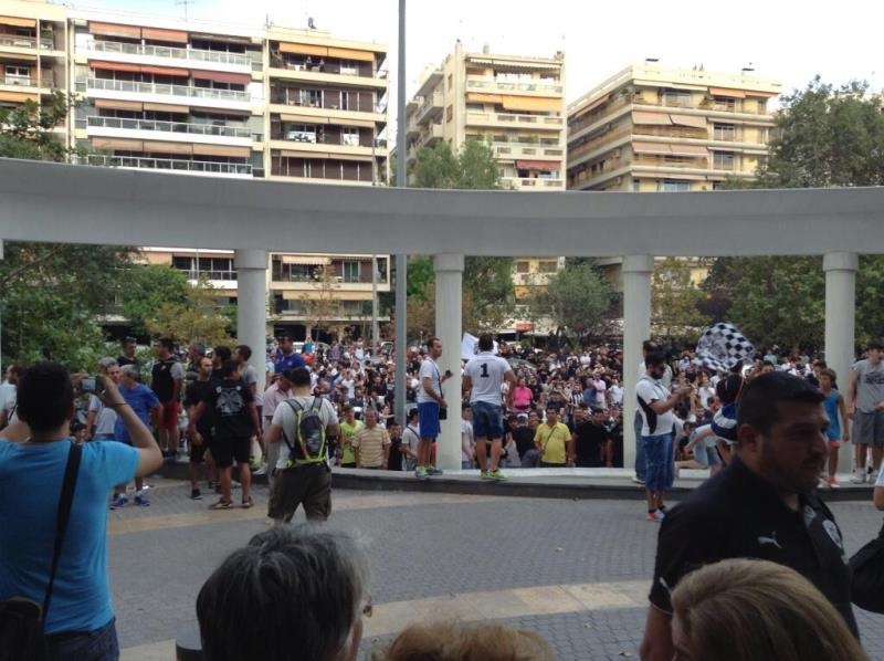 ΠΑΟΚ: Αποθέωση και… συνοδεία για τα «αστέρια» (photos)