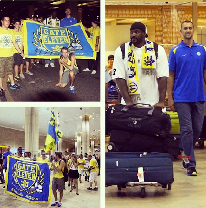 Μακάμπι Τελ Αβίβ: Η υποδοχή στον Σχορτσανίτη (photos)