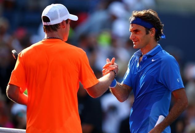 US Open: «38άρης» ο Φέντερερ (photos+video)