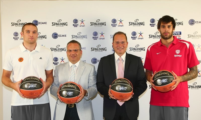 Basket League ΟΠΑΠ: Μπράμος και Πρίντεζης για τη νέα μπάλα (photos)