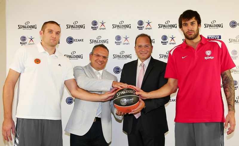 Basket League ΟΠΑΠ: Μπράμος και Πρίντεζης για τη νέα μπάλα (photos)