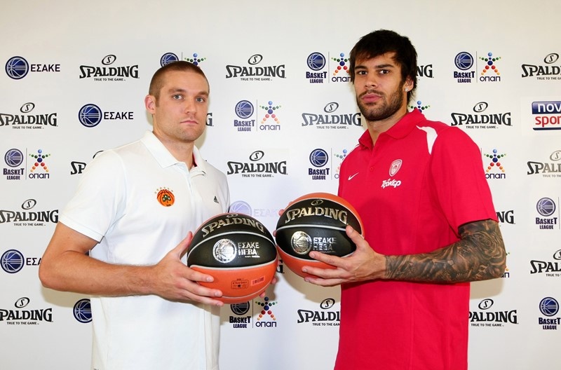 Basket League ΟΠΑΠ: Μπράμος και Πρίντεζης για τη νέα μπάλα (photos)
