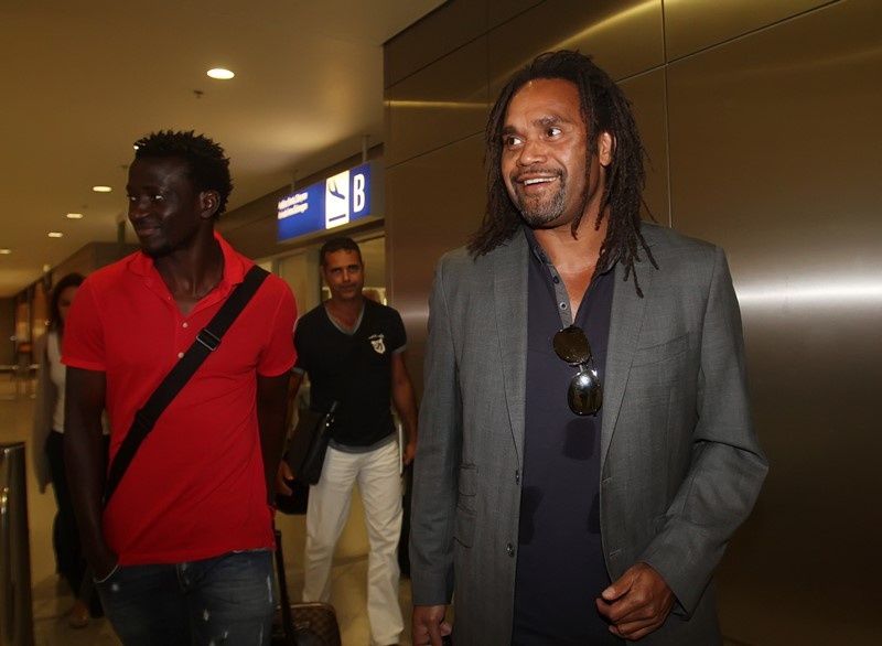 Ολυμπιακός: Η άφιξη του Εντινγκά (photos)