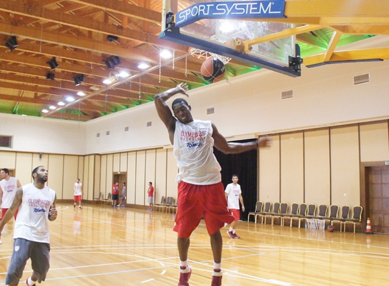 Ολυμπιακός: Κέφια ο Ντάνστον (photos)