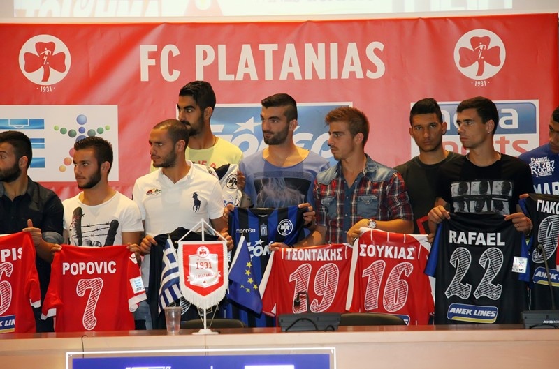 Πλατανιάς: Παρουσίαση φανέλας με… χαμόγελα (photos)