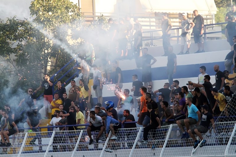 Ιωνικός – ΑΕΚ: Φωτογραφίες από τα επεισόδια (photos)