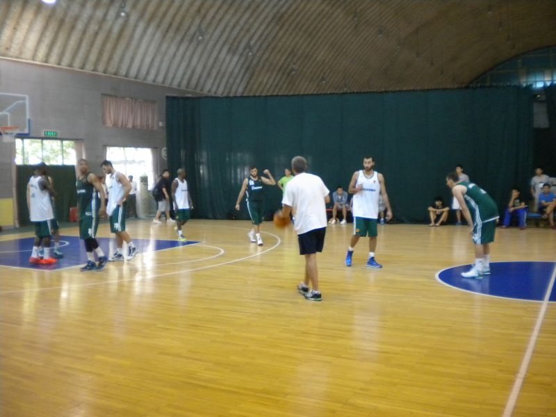 Παναθηναϊκός: Η τελευταία προπόνηση στο Πεκίνο (videos+photos)