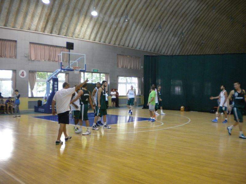 Παναθηναϊκός: Η τελευταία προπόνηση στο Πεκίνο (videos+photos)