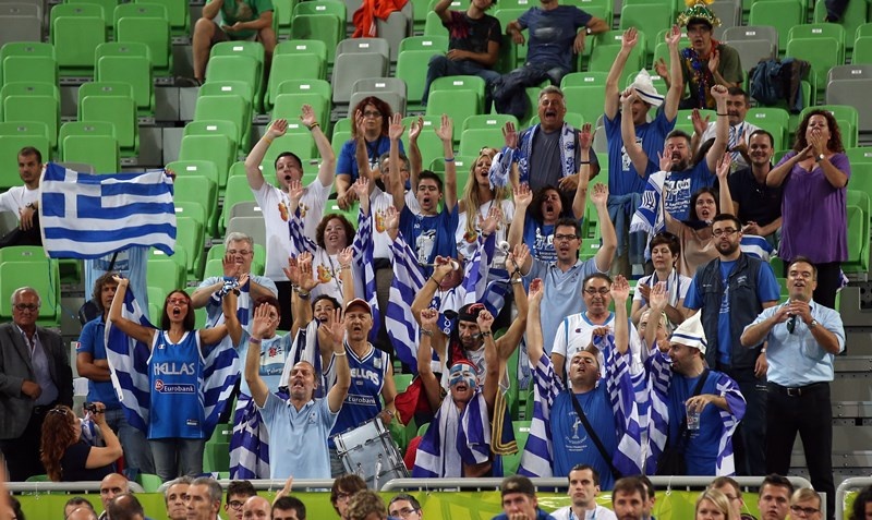 Εθνική Ανδρών: Η ελληνική κερκίδα (photos)