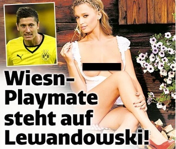 Μπορούσια Ντόρτμουντ: Η playmate που θέλει τον Λεβαντόφσκι! (photos)