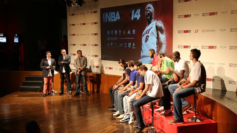 Ευρωλίγκα: Οι φωτογραφίες από την παρουσίαση του ΝΒΑ2Κ14 (photos)