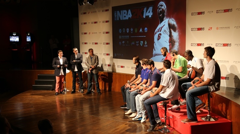 Ευρωλίγκα: Οι φωτογραφίες από την παρουσίαση του ΝΒΑ2Κ14 (photos)