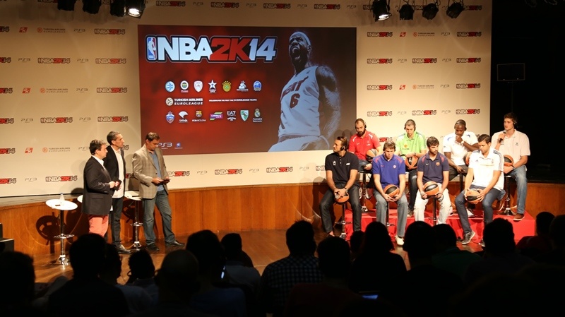 Ευρωλίγκα: Οι φωτογραφίες από την παρουσίαση του ΝΒΑ2Κ14 (photos)