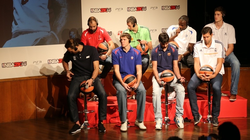 Ευρωλίγκα: Οι φωτογραφίες από την παρουσίαση του ΝΒΑ2Κ14 (photos)