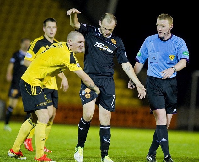 Σκωτία: Παίκτης έπιασε τα γεννητικά όργανα αντιπάλου του (photos)