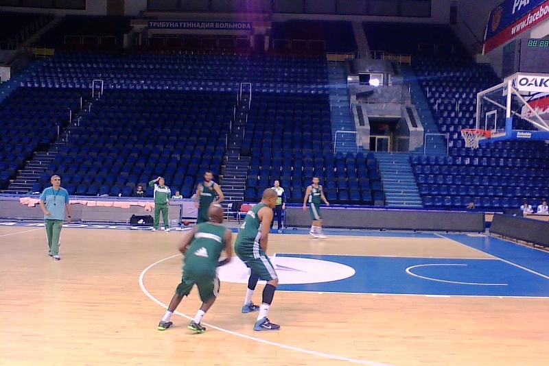 Παναθηναϊκός: Τα κλικ της προπόνησης στη Ρωσία (photos+video)