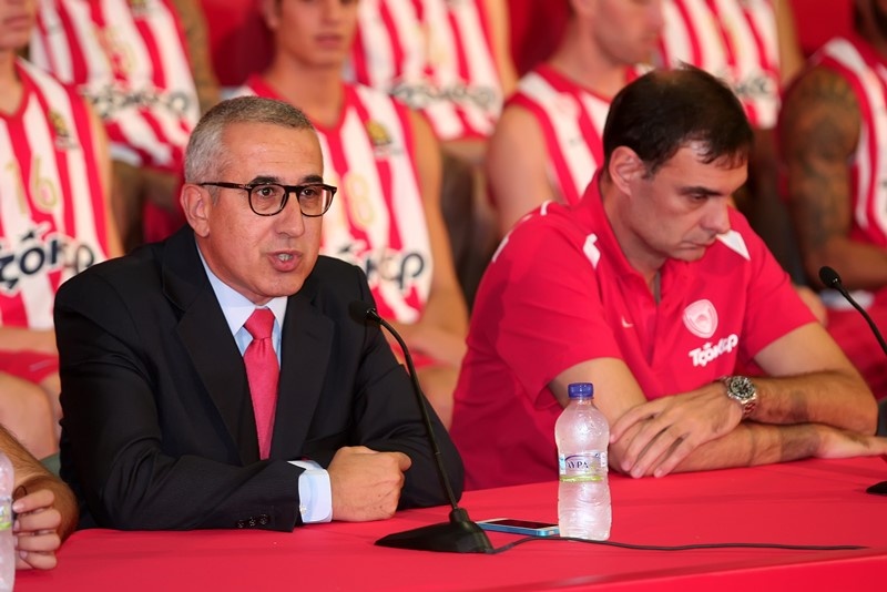 Μπαρτζώκας: «Μεγάλη η πρόκληση του Ολυμπιακού» (photos+videos)