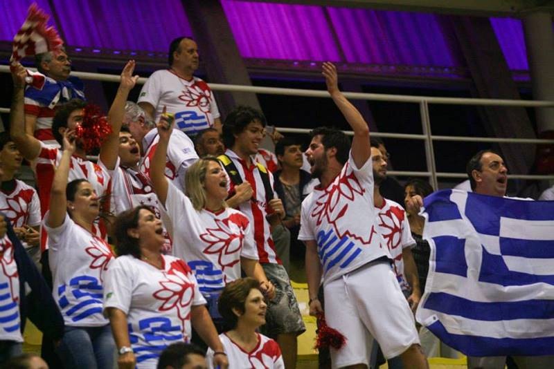 Ολυμπιακός: Οι φίλαθλοι στο Σάο Πάολο (videos+photos)