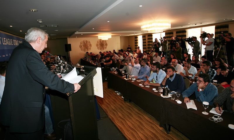 Τα κλικ της συνέντευξης Τύπου των προπονητών (photos)