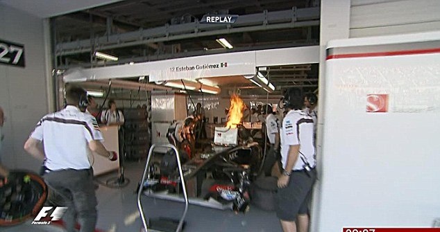 Ζάουμπερ: Στις… φλόγες ο Γκουτιέρεζ! (photos+video)