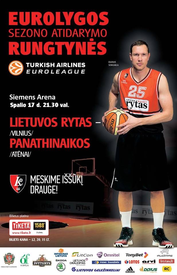 Παναθηναϊκός: Τα πόστερ της Λιέτουβος (photos)