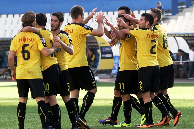 Σε ρυθμούς προπόνησης η ΑΕΚ, 3-0 τον Άγιο Νικόλαο (photos+video)