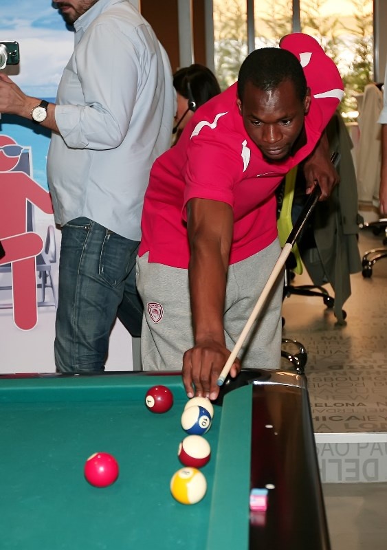 Ολυμπιακός: Άσοι στο μπιλιάρδο! (video+photos)