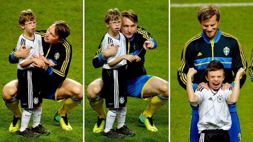 Σουηδία: Ο Κάλστρομ βοήθησε αυτιστικό παιδί να ξεπεράσει το φόβο του (photos)