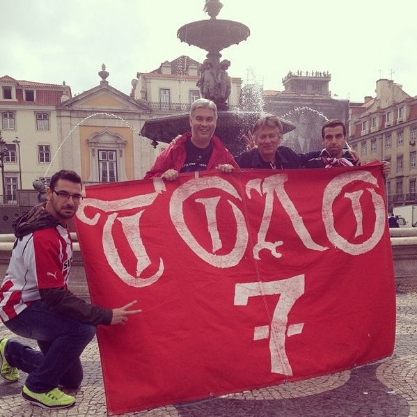 Ολυμπιακός: Κατάληψη στη Λισαβόνα (photo)